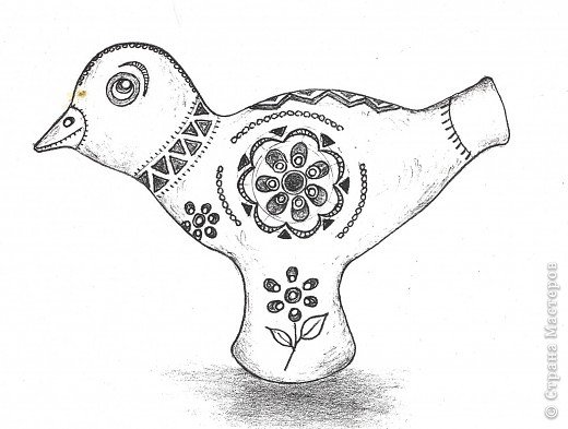 Филимоновская игрушка петушок