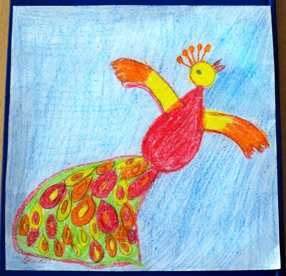 Волшебные птицы рисование Комарова