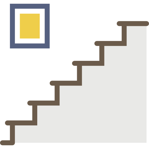 Ступеньки вектор сбоку