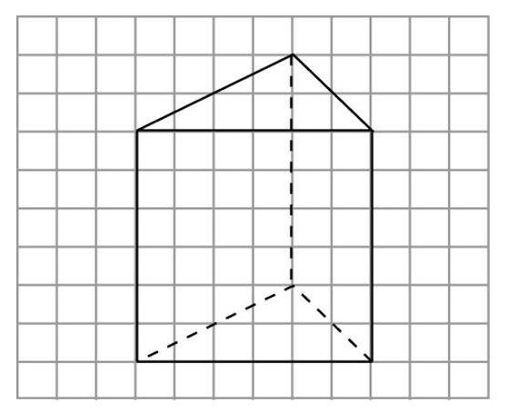 Правильная треугольная Призма чертеж