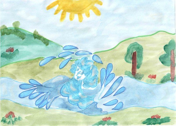 Детские рисунки родника