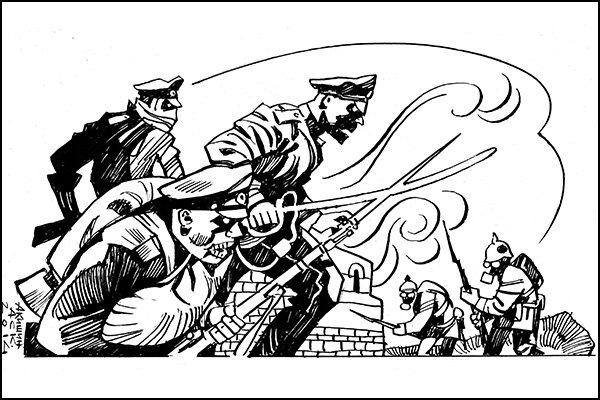 Осовец 1915 атака мертвецов рисунок