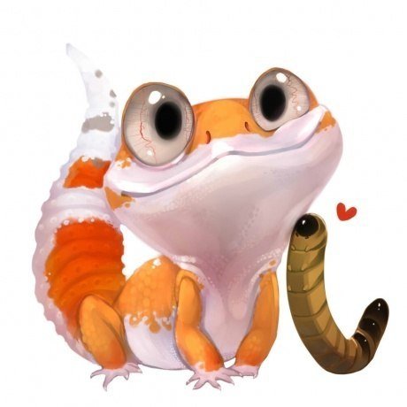 Пятнистый леопардовый эублефар арт