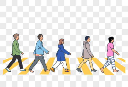 Идущий человек рисунок