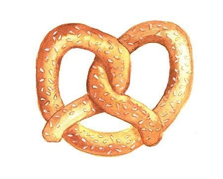 Рисование баранки калачи