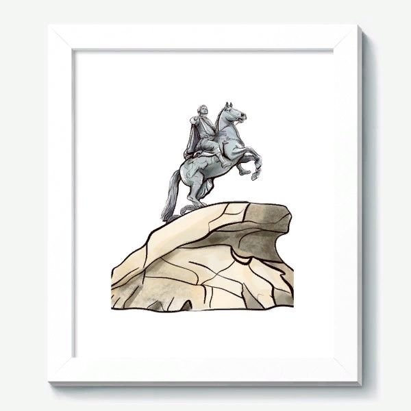 Символ Санкт-Петербурга медный всадник