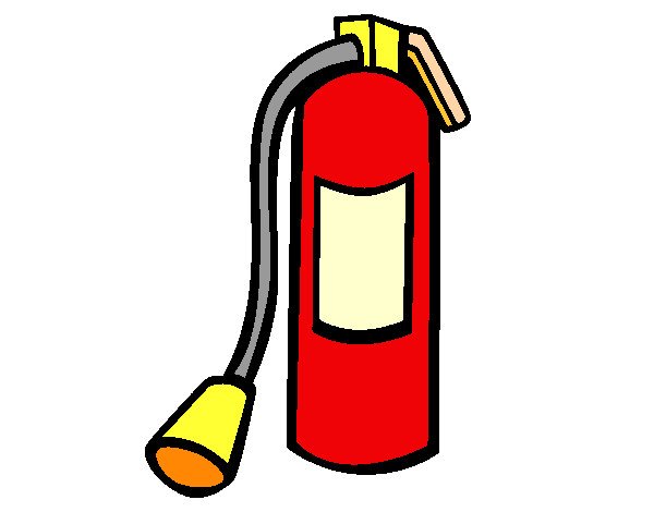 Зарисовка огнетушителя