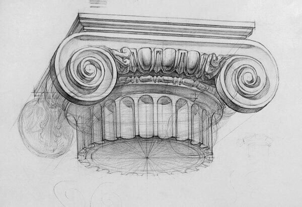 Дорическая Капитель в МАРХИ