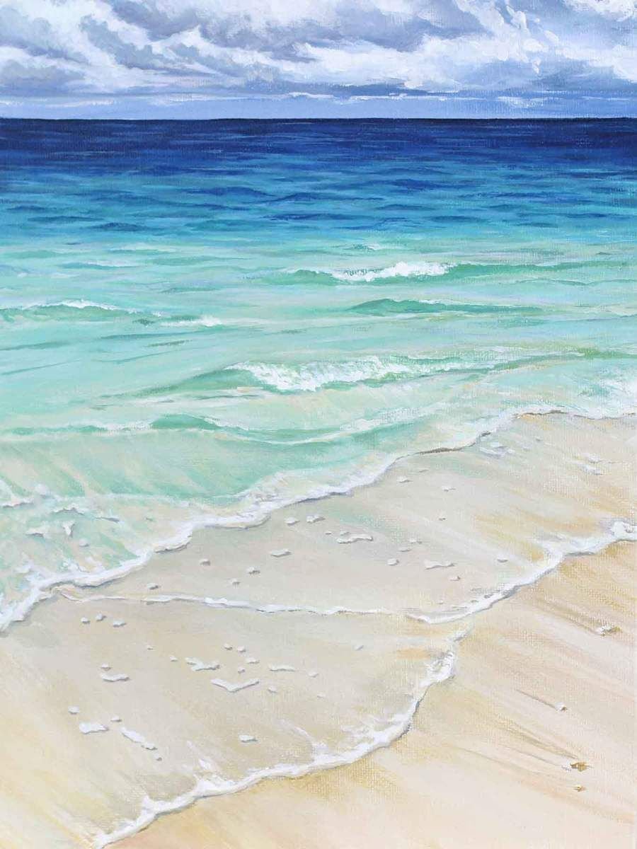 Рисунок моря пляжа - 82 фото