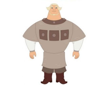 Три богатыря Добрыня Никитич в полный рост