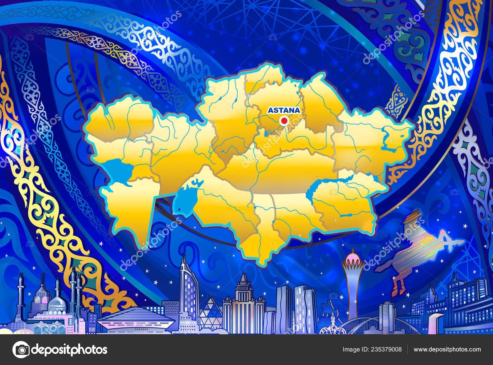 День Республики Казахстан арт