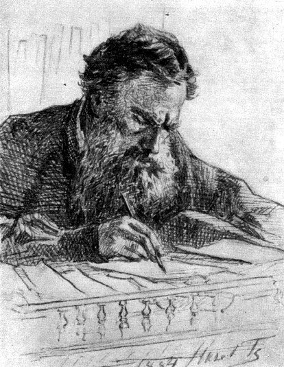 Лев Николаевич толстой шарж