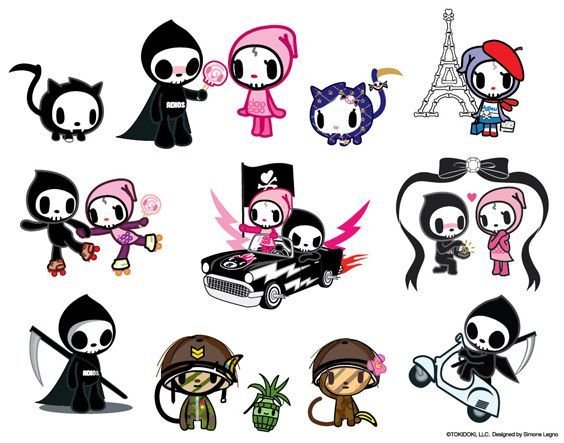 Наклейки персонажи ТОКИДОКИ