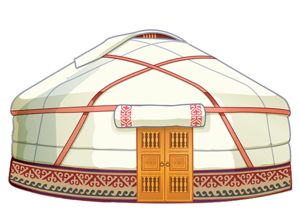Юрта рисунок