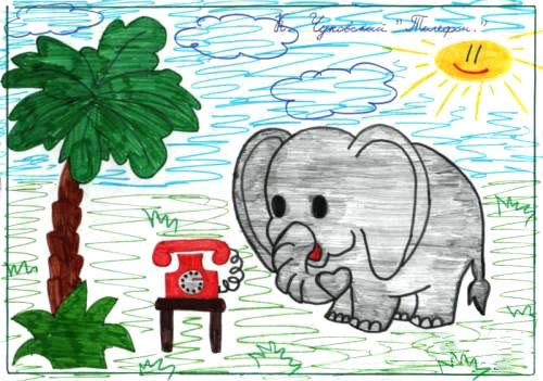 Рисунки по произведениям Чуковского