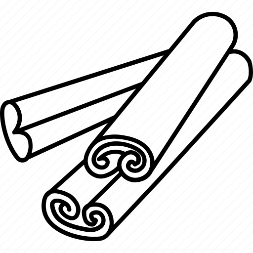 Корица на белом фоне