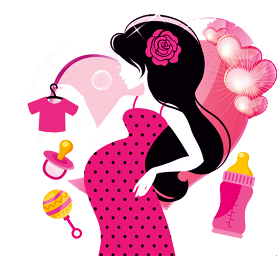 Контур беременной женщины