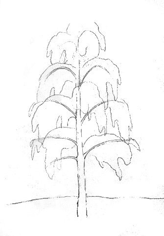 Изба рисунок