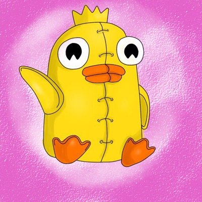 Утка лалафан фан нарисованная