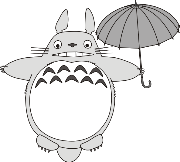 Тоторо для срисовки