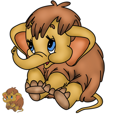 Мамонтенок герои