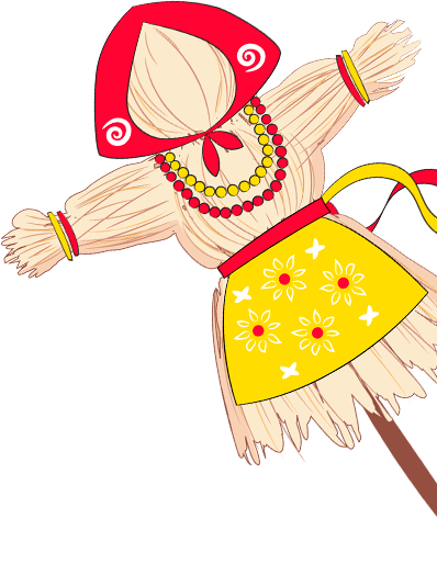 Кукла оберег вектор