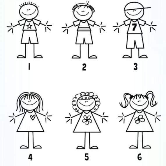 Ребенок схематичное изображение