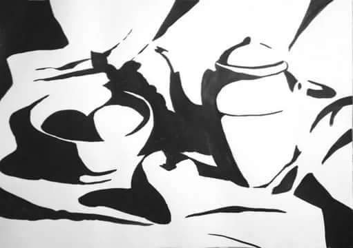 Стилизация линия пятно