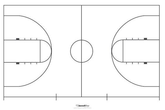 Баскетбольная площадка рисунки