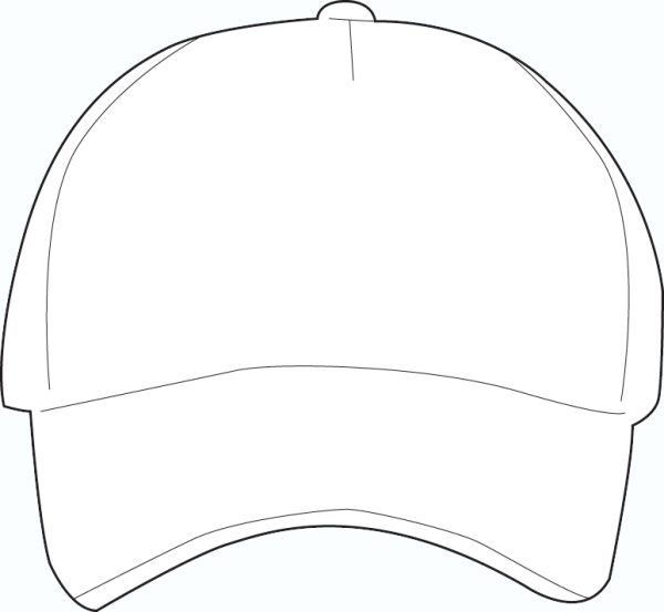 Кепка спереди вектор