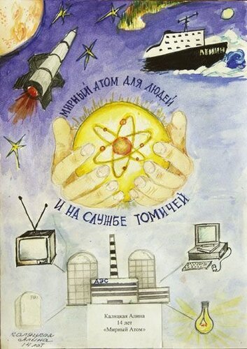 Поделка на тему атом