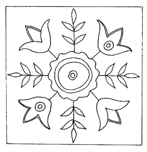 Мамин платок орнамент