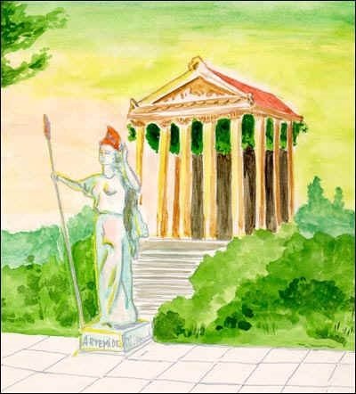 Древняя Эллада Парфенон рисунок