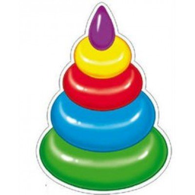 Пирамидка раскраска для детей