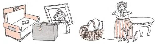 Самуил Маршак багаж рисунок