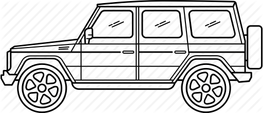 Раскраска Мерседес Гелик g63