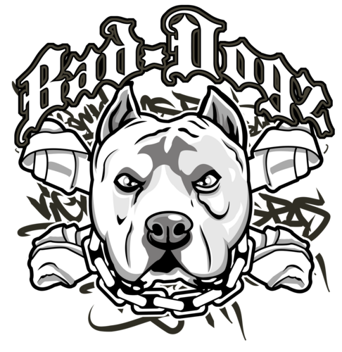 Татуировки с питбулем эскизы