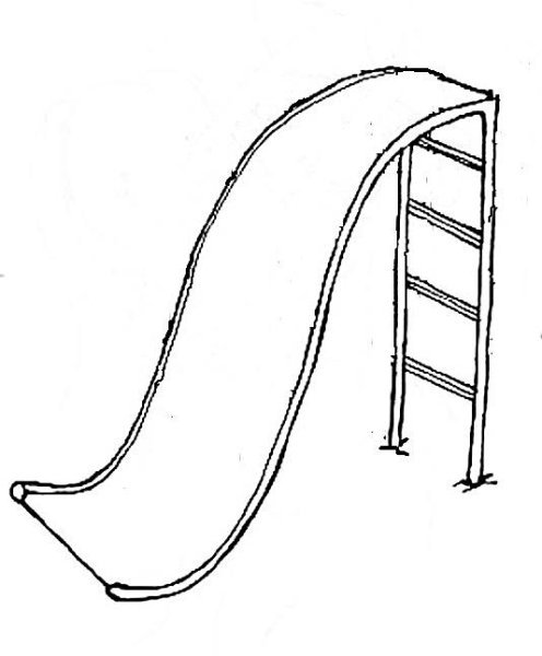 Горка рисунок для детей