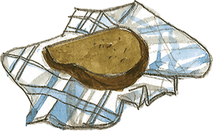 Нарисовать Лисичкин хлеб пришвин