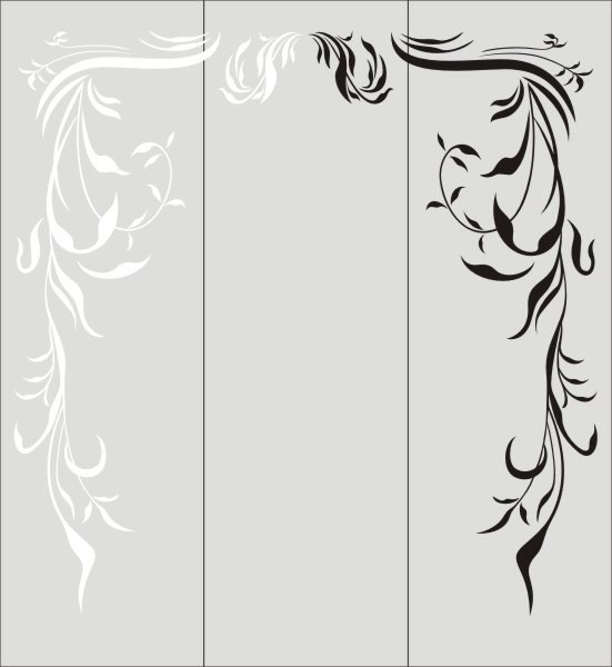 Орнамент пескоструй