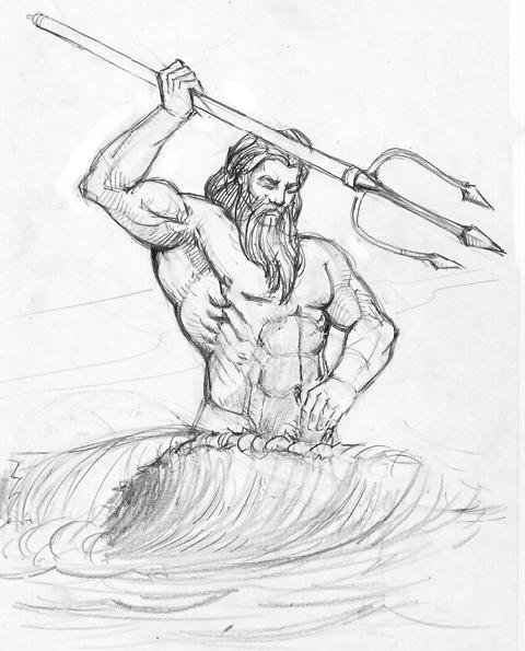 Посейдон чб