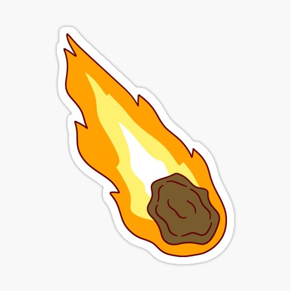 Метеорит мультяшный