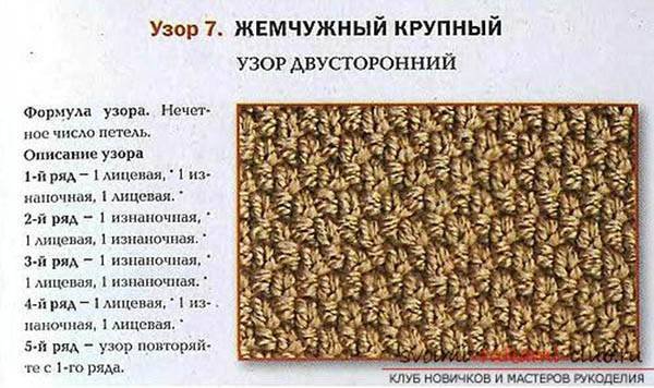 Узор путанка спицами схемы и описание