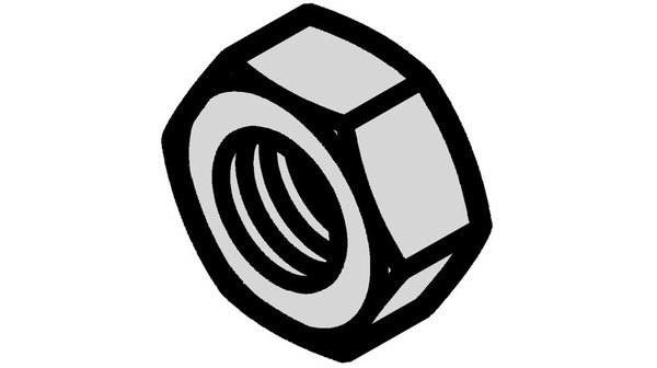 Гайка рисовать