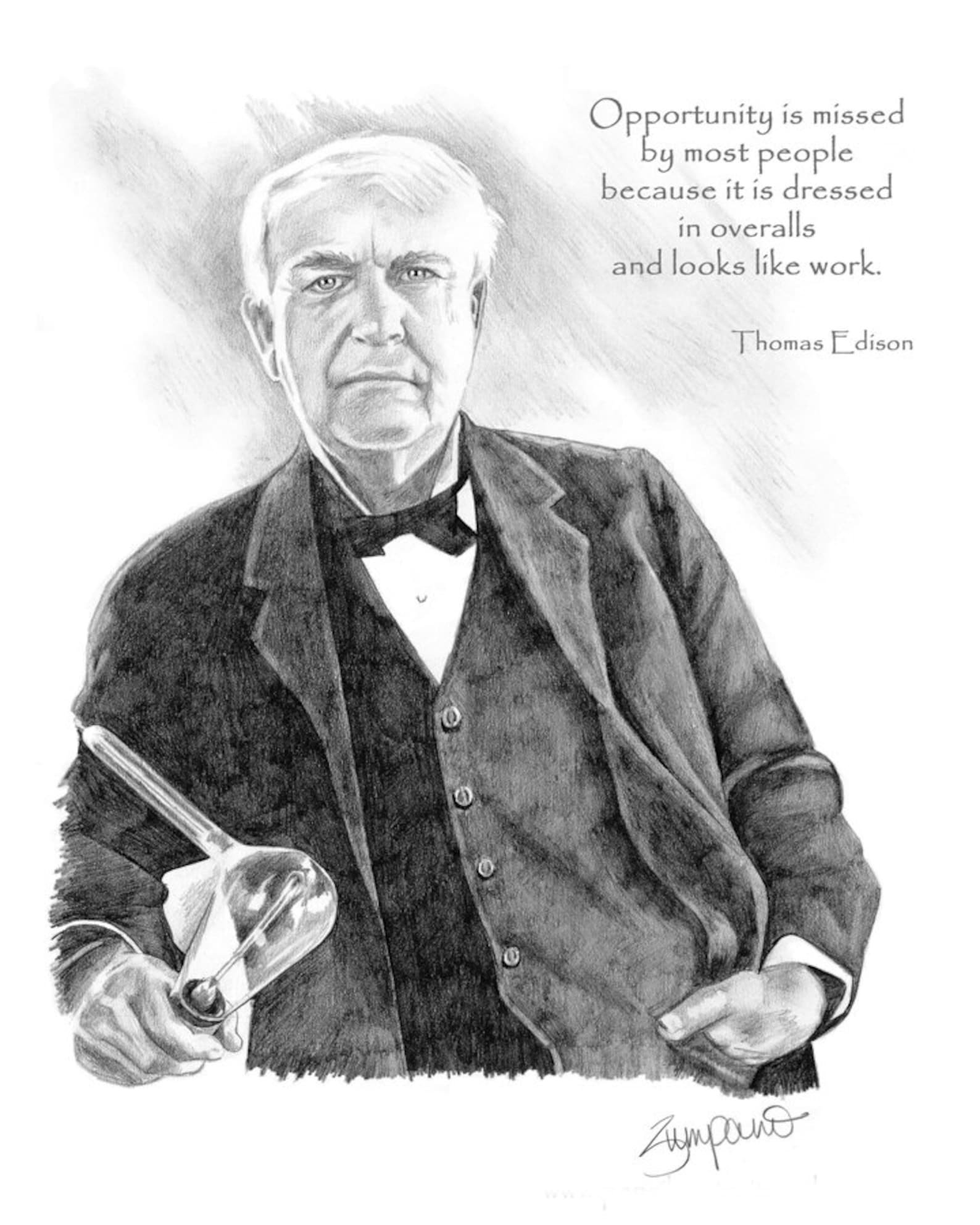 Томас Эдисон портрет
