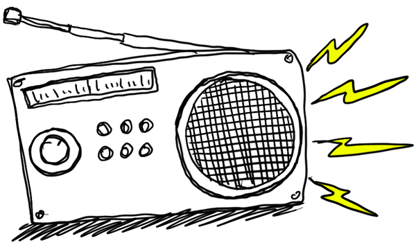 Радио нарисовать
