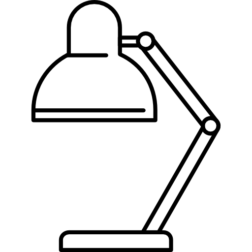 Настольная лампа контур