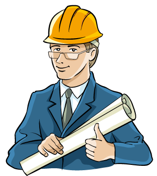 Инженер мультяшный