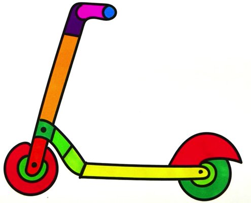 Самокат для рисования