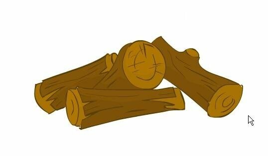 Нарисовать дрова